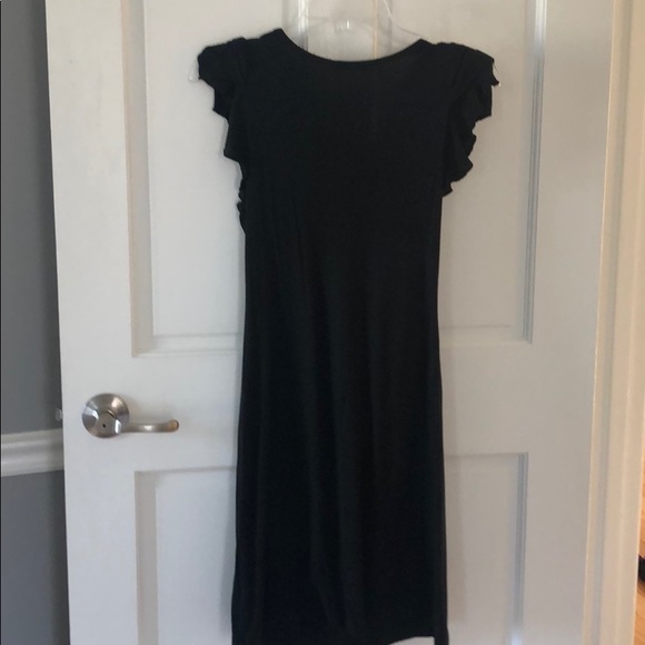 LAMade knit drape neck black dress small - Picture 6 of 6